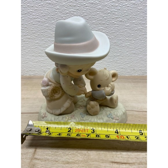 Vtg 1994 Enesco Precious Moments I Can`t Bear To Let You Go Porcelain Figurine - Picture 8 of 14